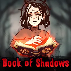 Book of Shadows fra Nolimit City, bokautomat med valgfrie ekstra rader